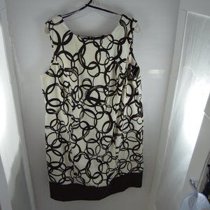 Dress Barn Abstract Circles Dress
